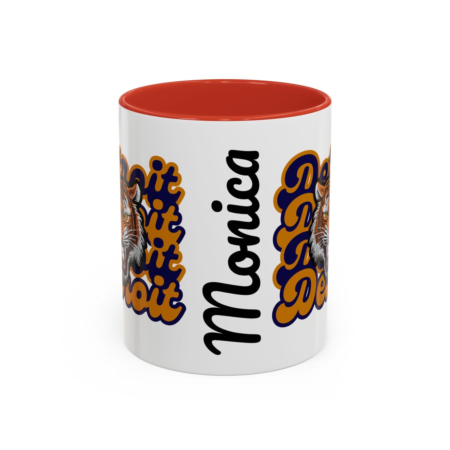 Bold Detroit Baseball, Tiger Coffee Mug, Fun Gift for Detroit Fans, Cute Tea Mug, Customizable Accent Mug, Collectible Sports Mug