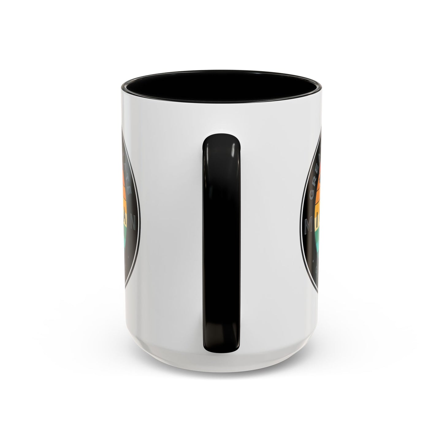 Michigan Accent Coffee Mug, Great Lakes State Cup, Personalized Gift for Michiganders, Camping, Boating, Good Vibes Only
