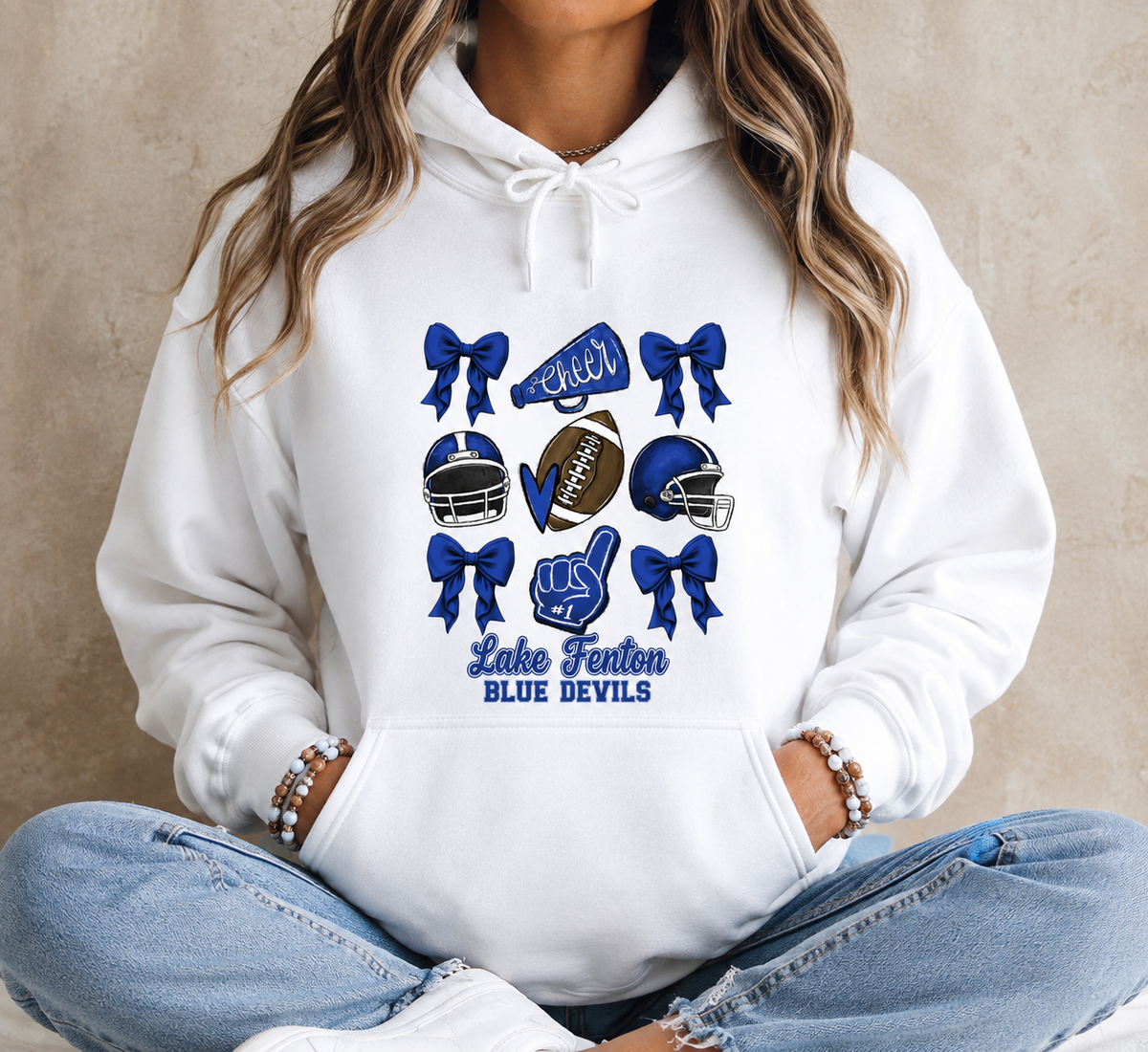 Lake Fenton Cheer & Football Spirit Wear | Gildan Softstyle T-Shirt, Crewneck Sweatshirt or Hoodie