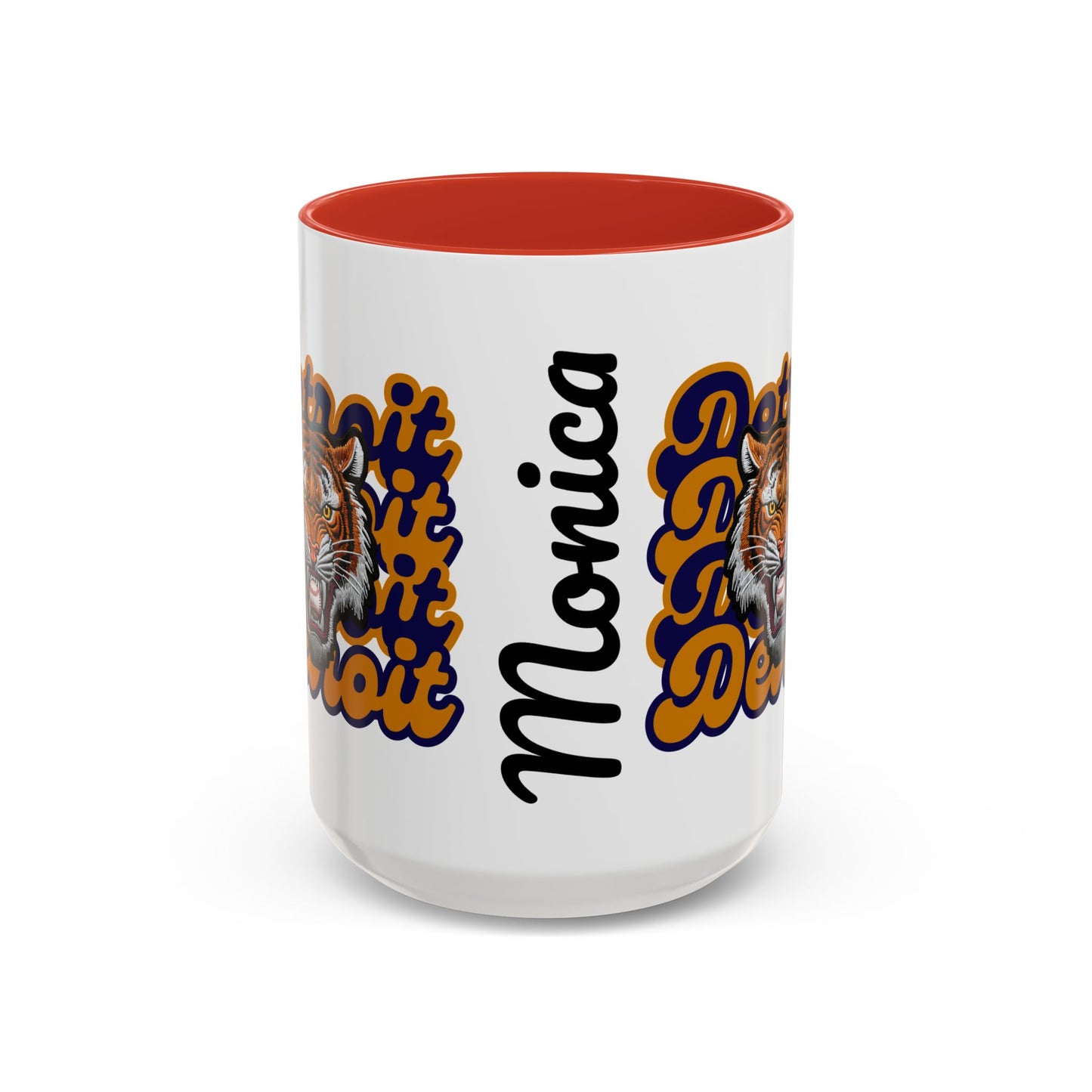 Bold Detroit Baseball, Tiger Coffee Mug, Fun Gift for Detroit Fans, Cute Tea Mug, Customizable Accent Mug, Collectible Sports Mug