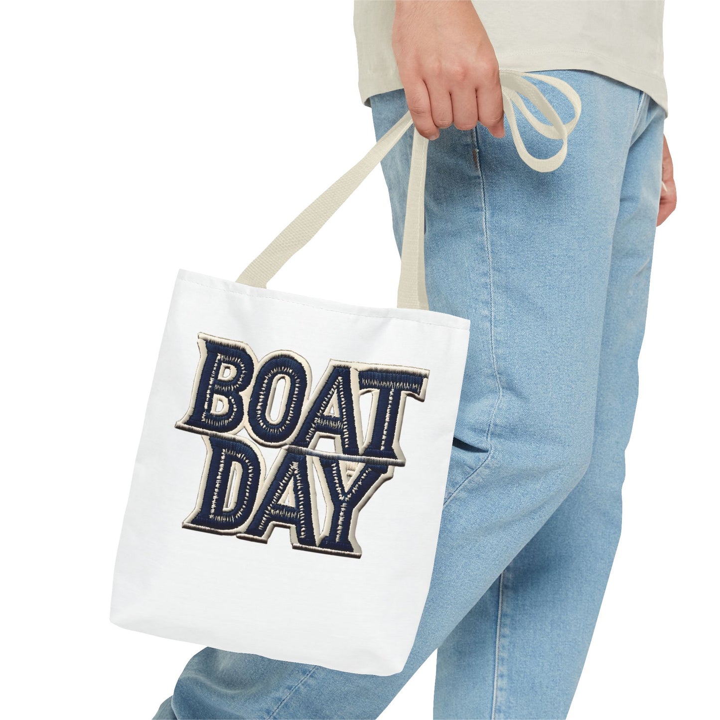 Nautical Boat Day Tote Bag with Anchor, Beach Bag, Summer Tote, Canvas Tote, Shoulder Bag, Vacation Bag