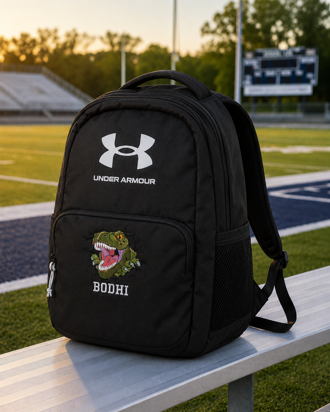 UNDER ARMOUR Embroidered Personalized T-Rex Dinosaur Backpack