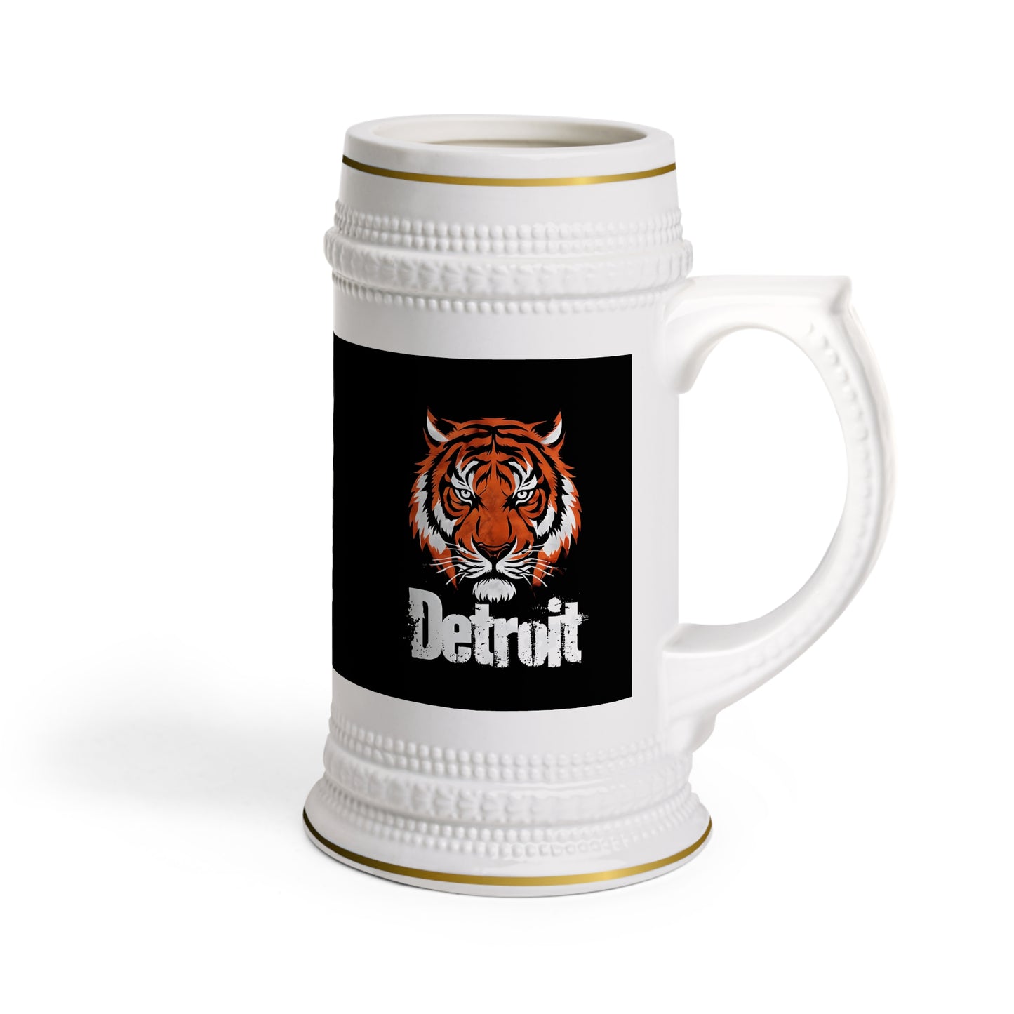 Personalized Detroit Tigers Baseball Stein Mug, Father's Day Gift, Custom Name Mug, Baseball Fan Mug, Detroit Tigers Beer Stein, Beer Lover