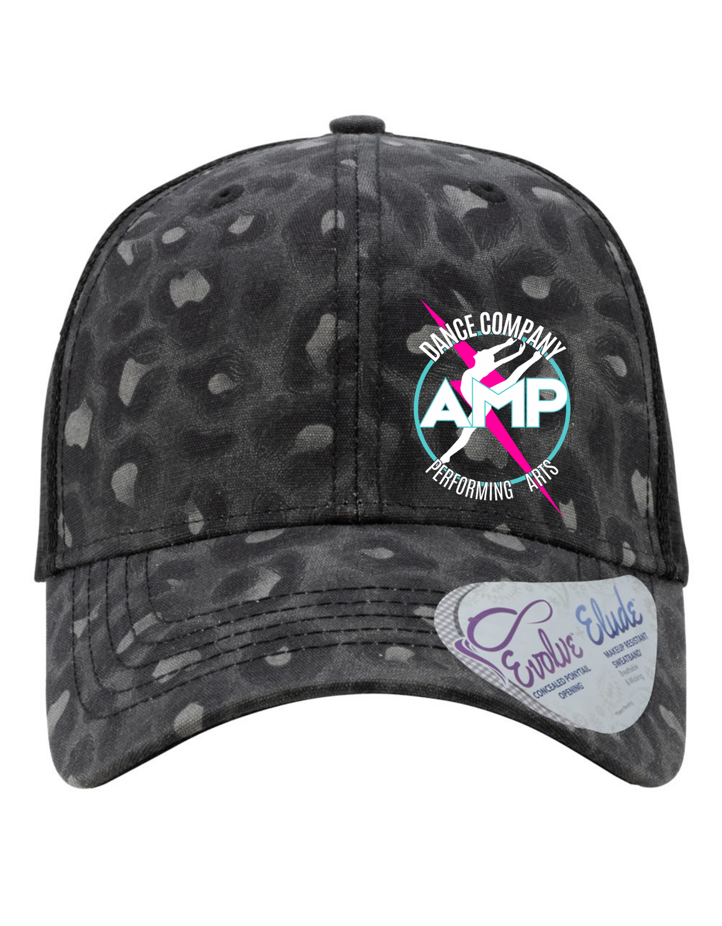 AMP Dance Co Performing Arts Co. Ponytail Hat Adjustable Back