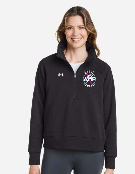 Under Armour Women’s Rival Fleece Half-Zip Pullover – AMP Dance Co. Mom / Dancer / Fan (Custom Sleeves)