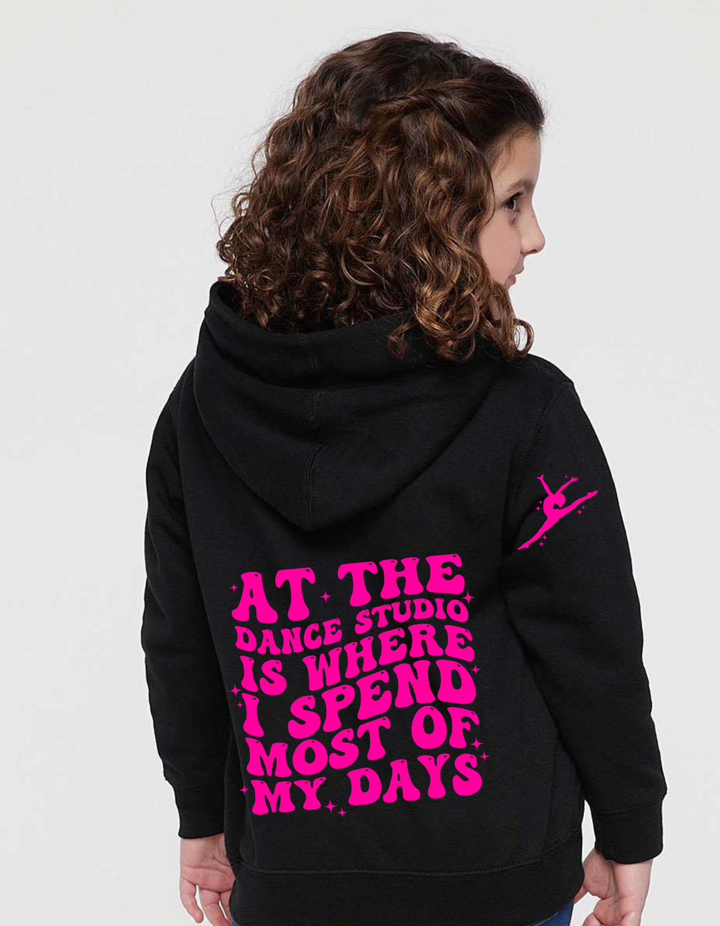 AMP DANCE STUDIO PERSONALIZED HOODIE  YOUTH TODDLER SIZES