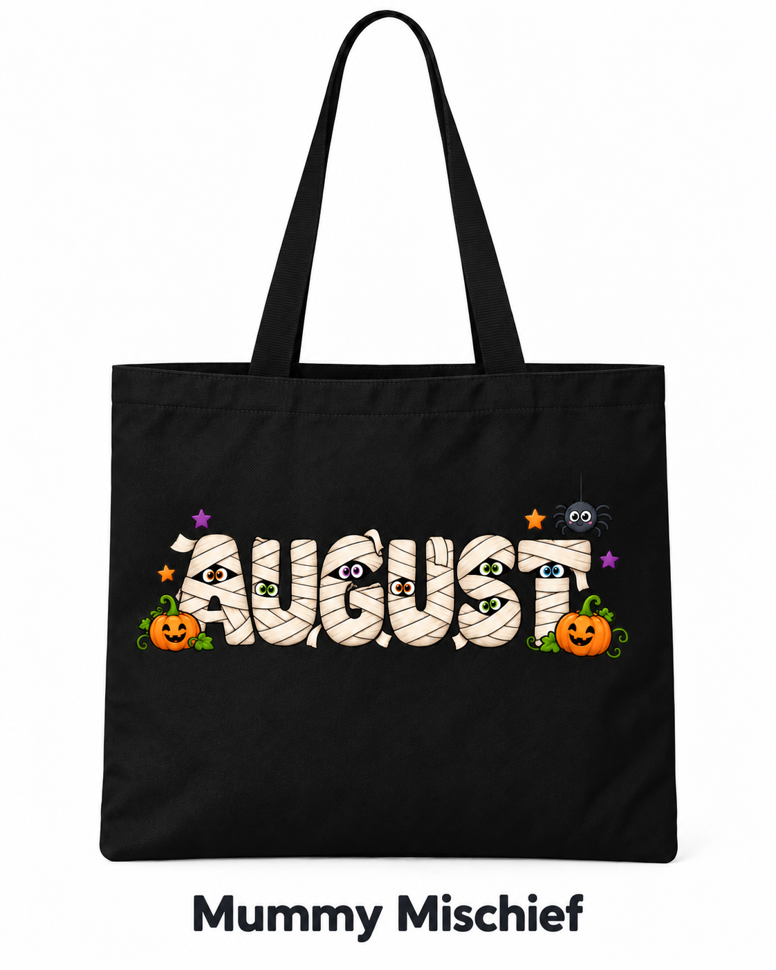 Personalized Cute Halloween Treat Canvas Bags! 10 Cute Designs!
