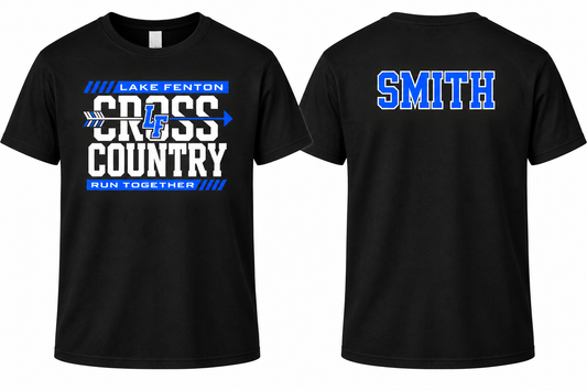 Lake Fenton Cross Country Team Personalized T-Shirt Unisex Fit Gildan Soft Style T-shirts XS-4XL (Copy)