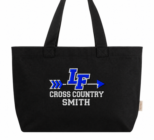 COMFORT COLORS EVERYDAY TOTE EMBROIDERED PERSONALIZED LAKE FENTON Cross Country TEAM (Copy)