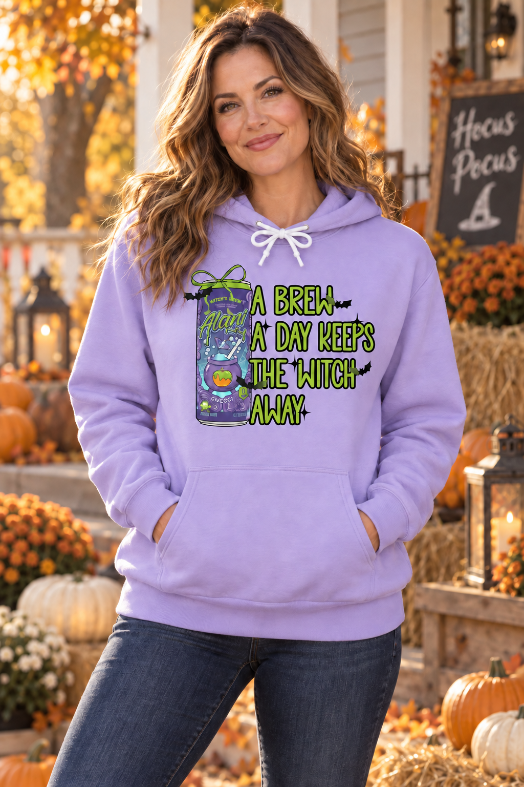 A Brew A Day Keeps The Witch Away Halloween T-Shirt or Hoodie