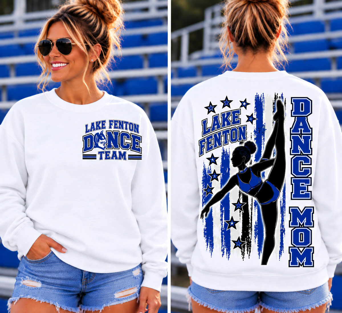Lake Fenton Dance Mom Personalized Spirit Wear | Comfort Colors® T-Shirt, Long Sleeve, Crewneck & Hoodie (Copy)