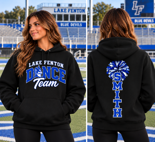 Lake Fenton Dance Team Personalized Champion Hoodie Sweatshirts