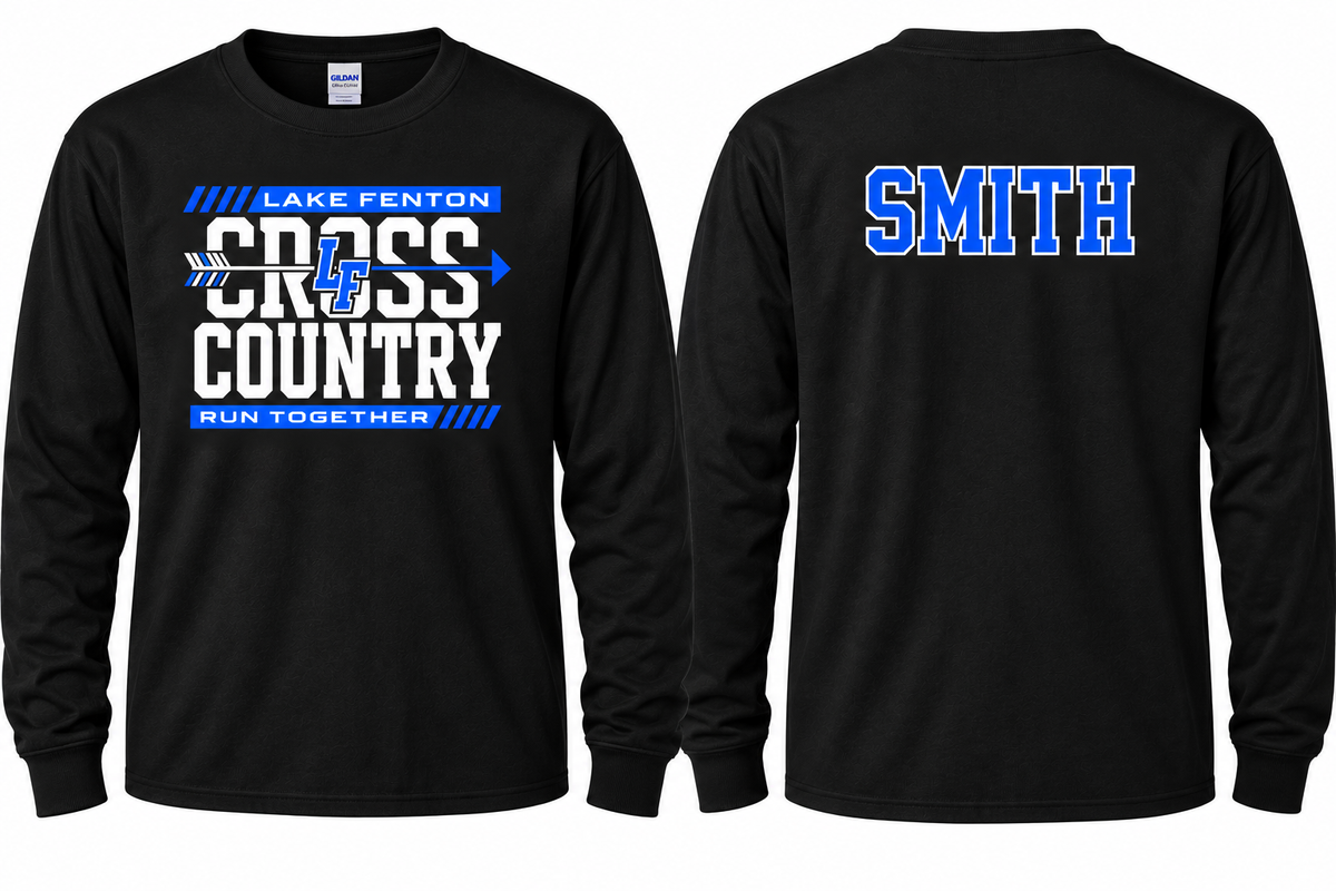 Lake Fenton Cross Country Team Personalized Champion Hoodie Sweatshirts Small-3XL Unisex