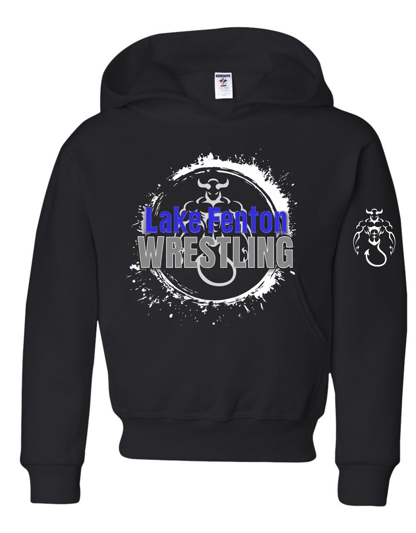 Lake Fenton Wrestling Adult Jerzees Graphic Sweatshirt Sizes S-5XL