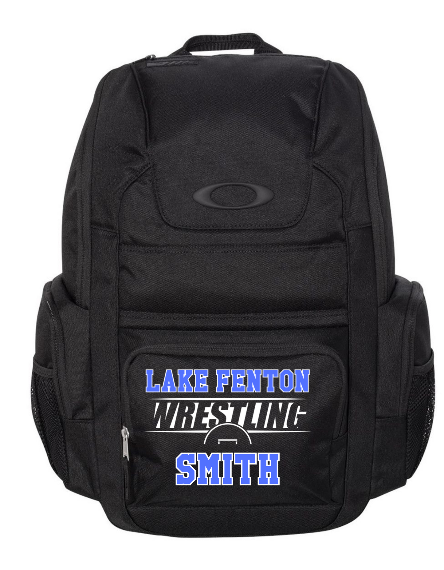 LAKE FENTON WRESTLING OAKLEY 25L BACKPACK CUSTOMIZATION PERSONALIZATION INCLUDED