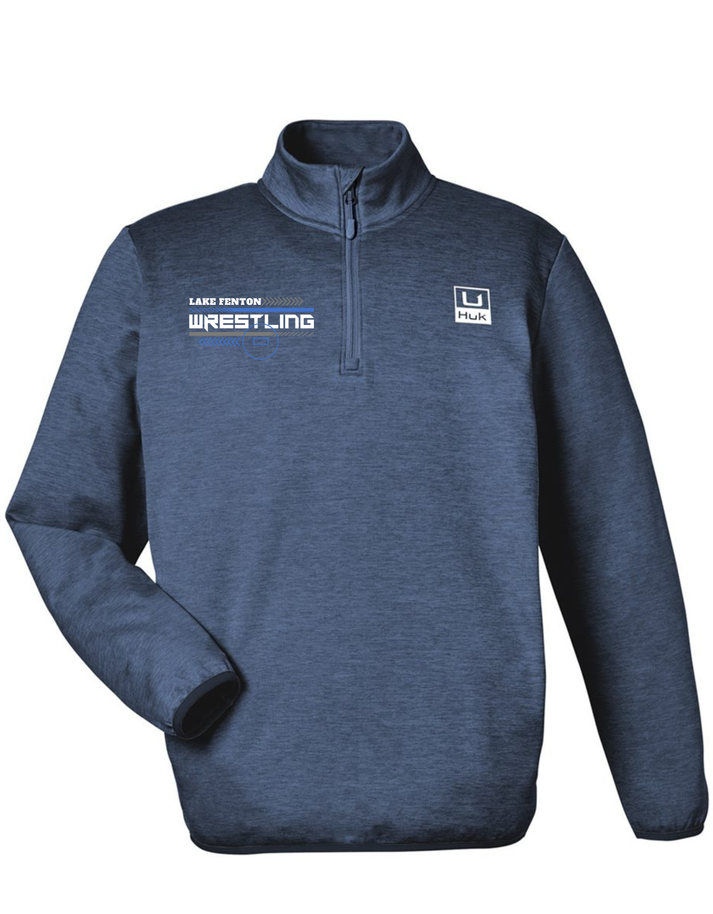 LAKE FENTON WRESTLING TEAM HUK 1/4 ZIP FOR 2025-2026 SEASON SIZES S-3XL