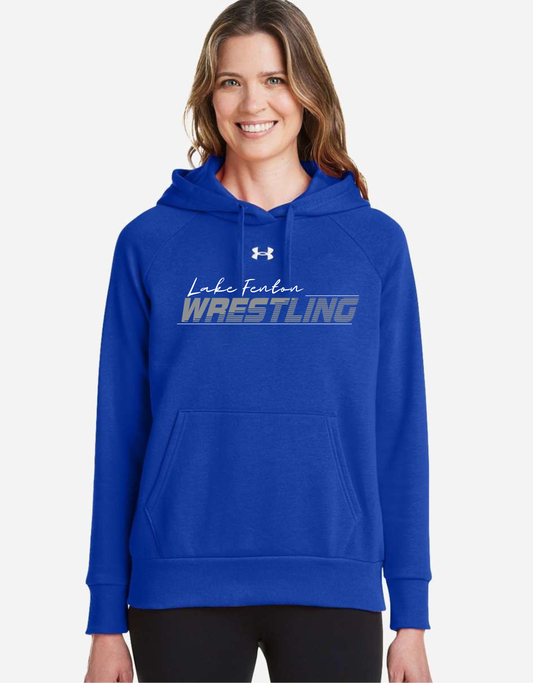 Lake Fenton Wrestling Women's Under Armour Rival Fleece Hoodie – Sizes XS-2xl
