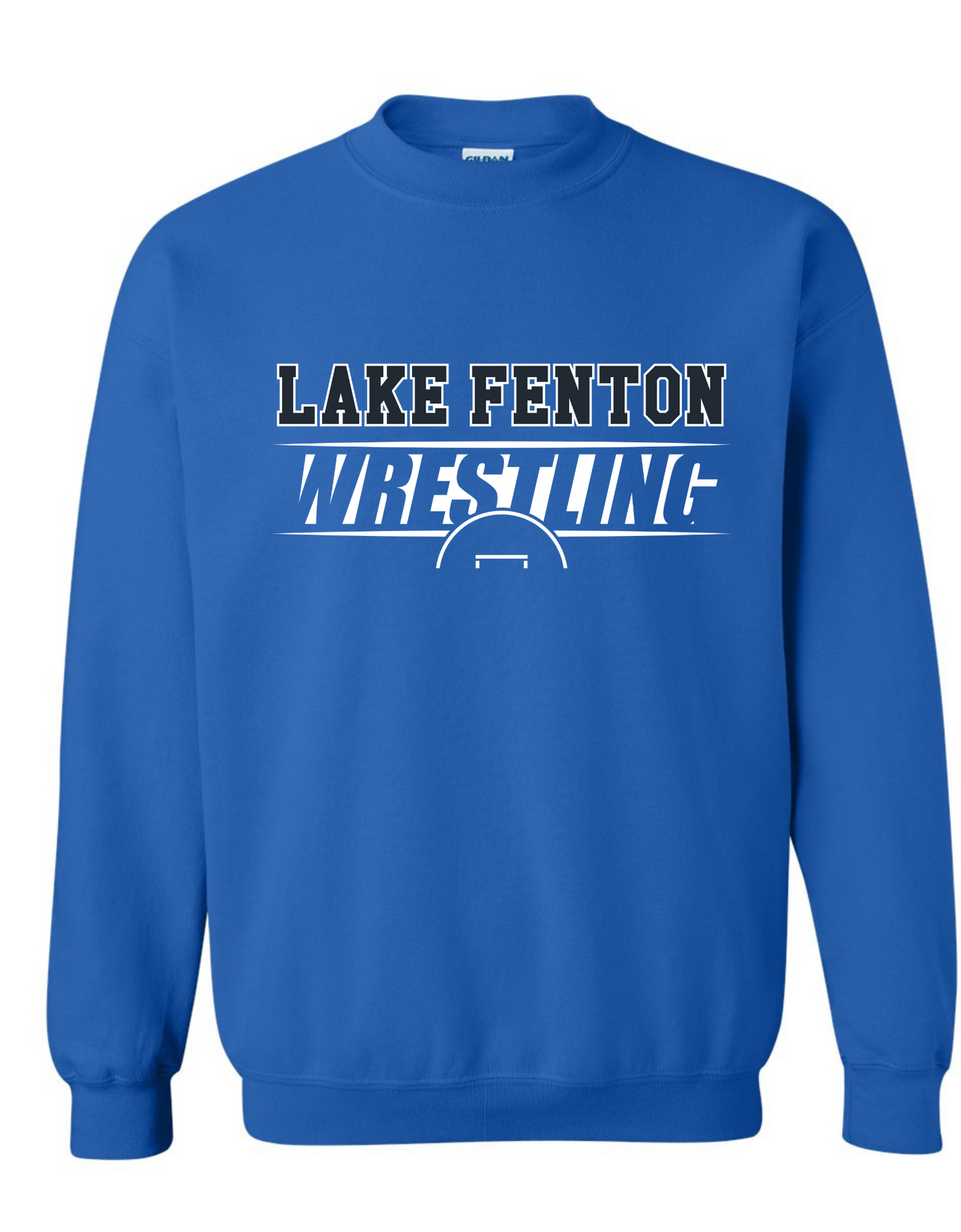 Lake Fenton Wrestling Youth Jerzees Graphic Crewneck Sweatshirt Sizes S-XL