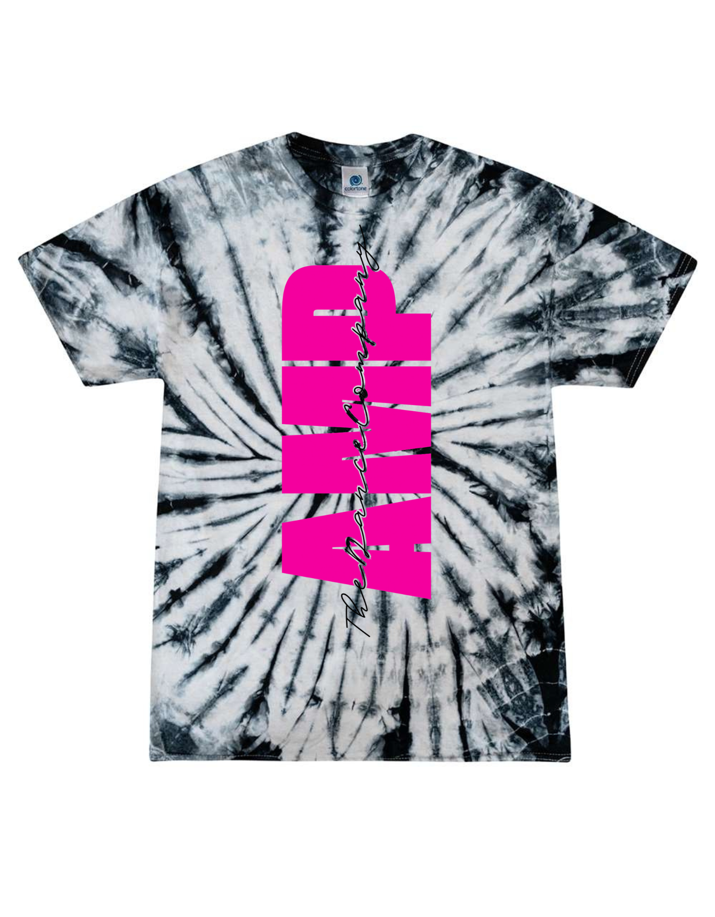 AMP DANCE CO Tie Dyed T-Shirt Youth Sizes XS S M L