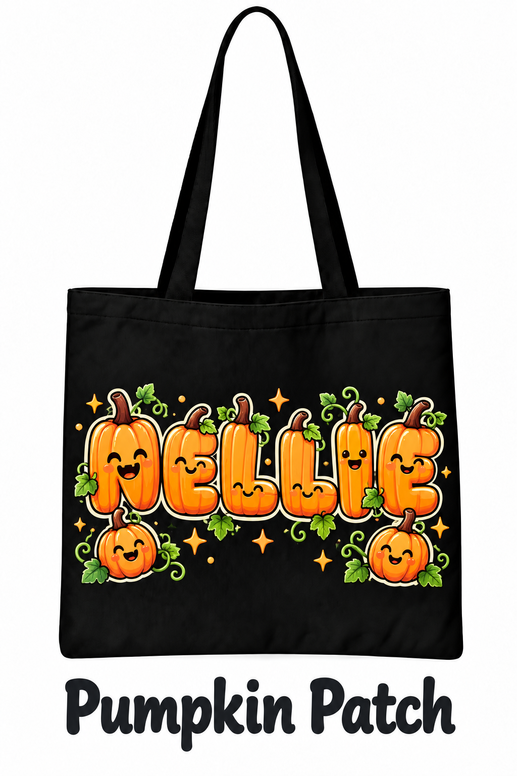 Personalized Cute Halloween Treat Canvas Bags! 10 Cute Designs!