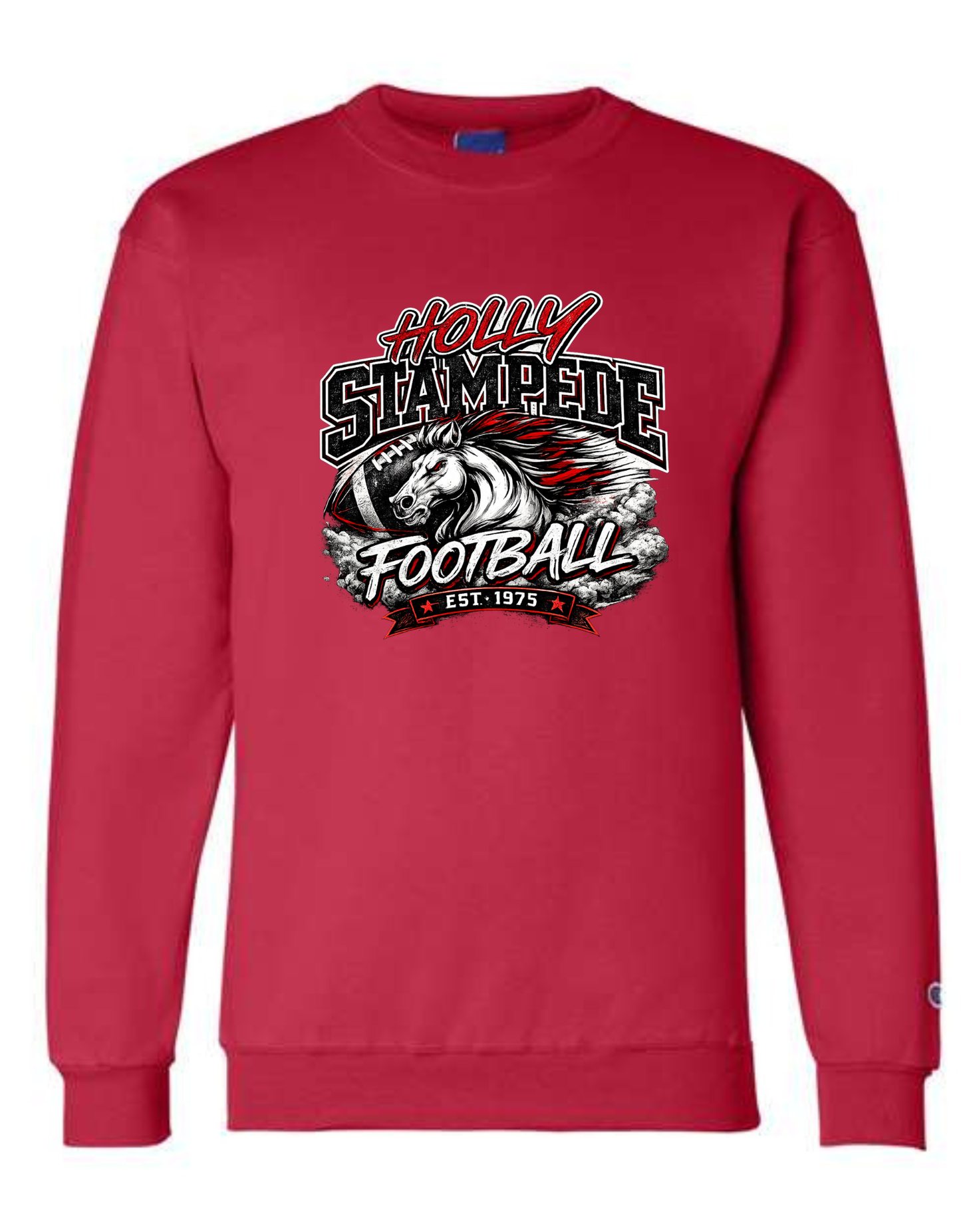 Champion Holly Stampede Football Crewneck Sweatshirts Adult Sizes Small - XL 32.00 2x 3x 36.00 (Copy)