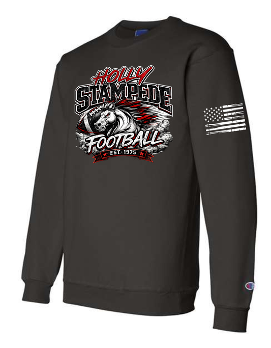 Champion Holly Stampede Football Crewneck Sweatshirts Adult Sizes Small - XL 32.00 2x 3x 36.00 (Copy)