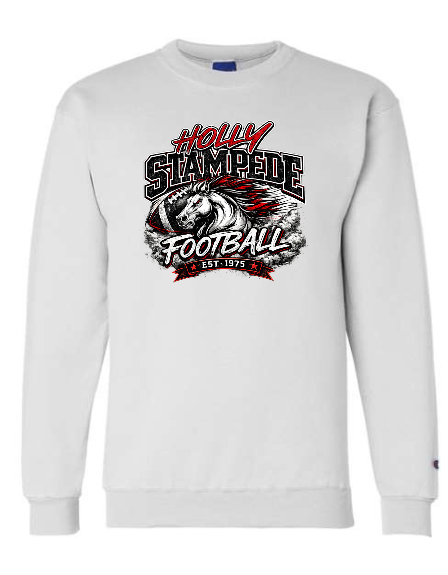 Champion Holly Stampede Football Crewneck Sweatshirts Adult Sizes Small - XL 32.00 2x 3x 36.00 (Copy)
