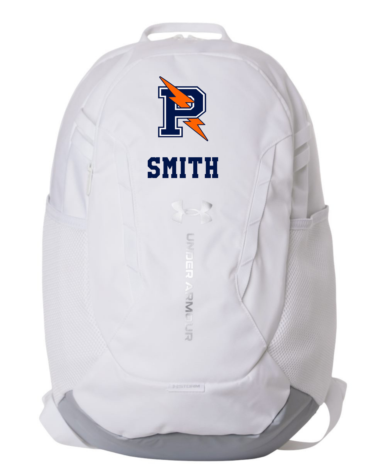 Powers Catholic Chargers Personalized Under Armour Hustle Team Backpack 6.0