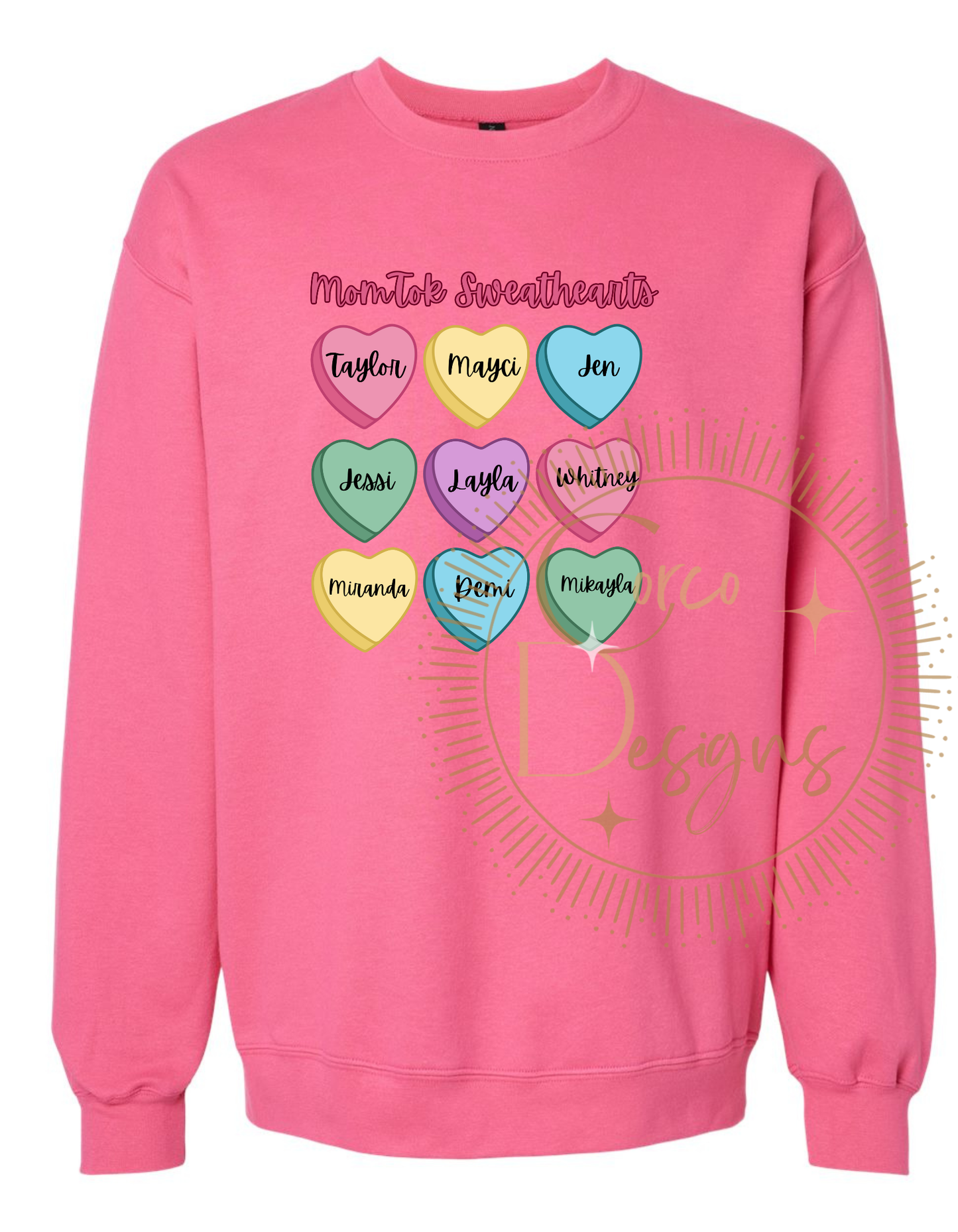 MomTok Sweethearts Crewneck Sweatshirt 💖 Inspired by The Secret Lives of Mormon WivesS-5XL ADULT