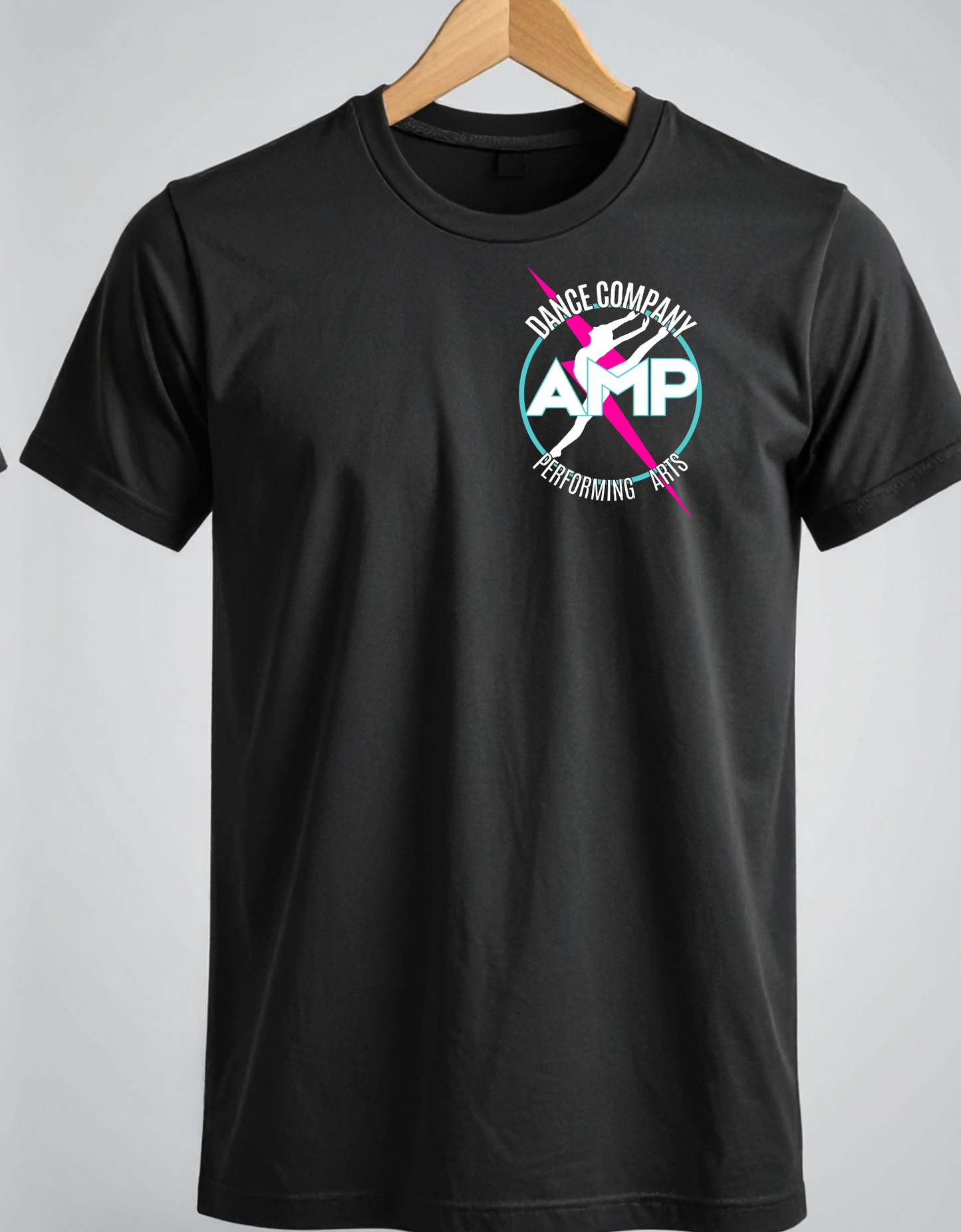 AMP Performing Arts Unisex T-shirt Adult Sizes XS-4XL Front/Back Logo