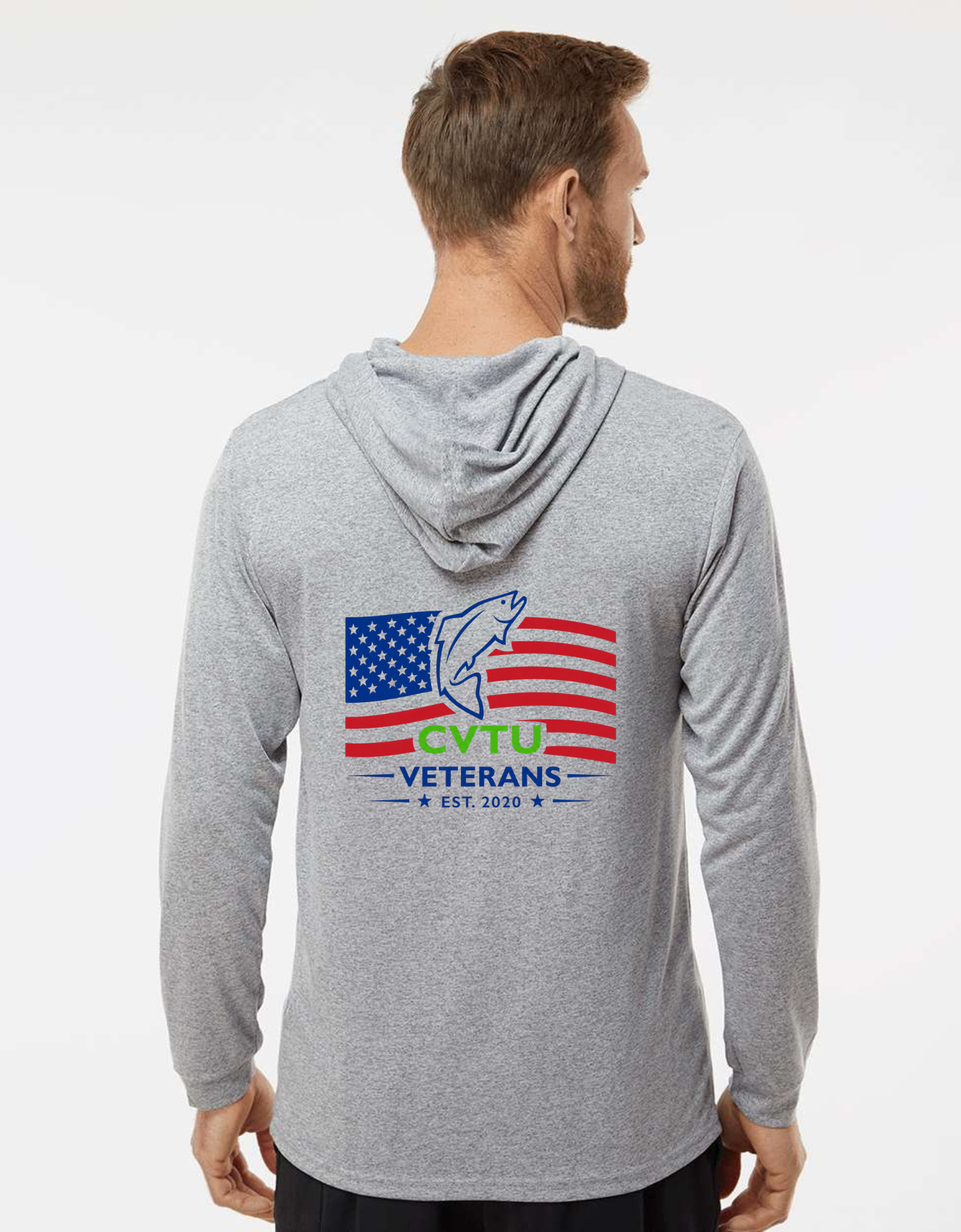 CVTU VETERANS LONG SLEEVE HOODED PERFORMANCE SHIRTS XS-4XL