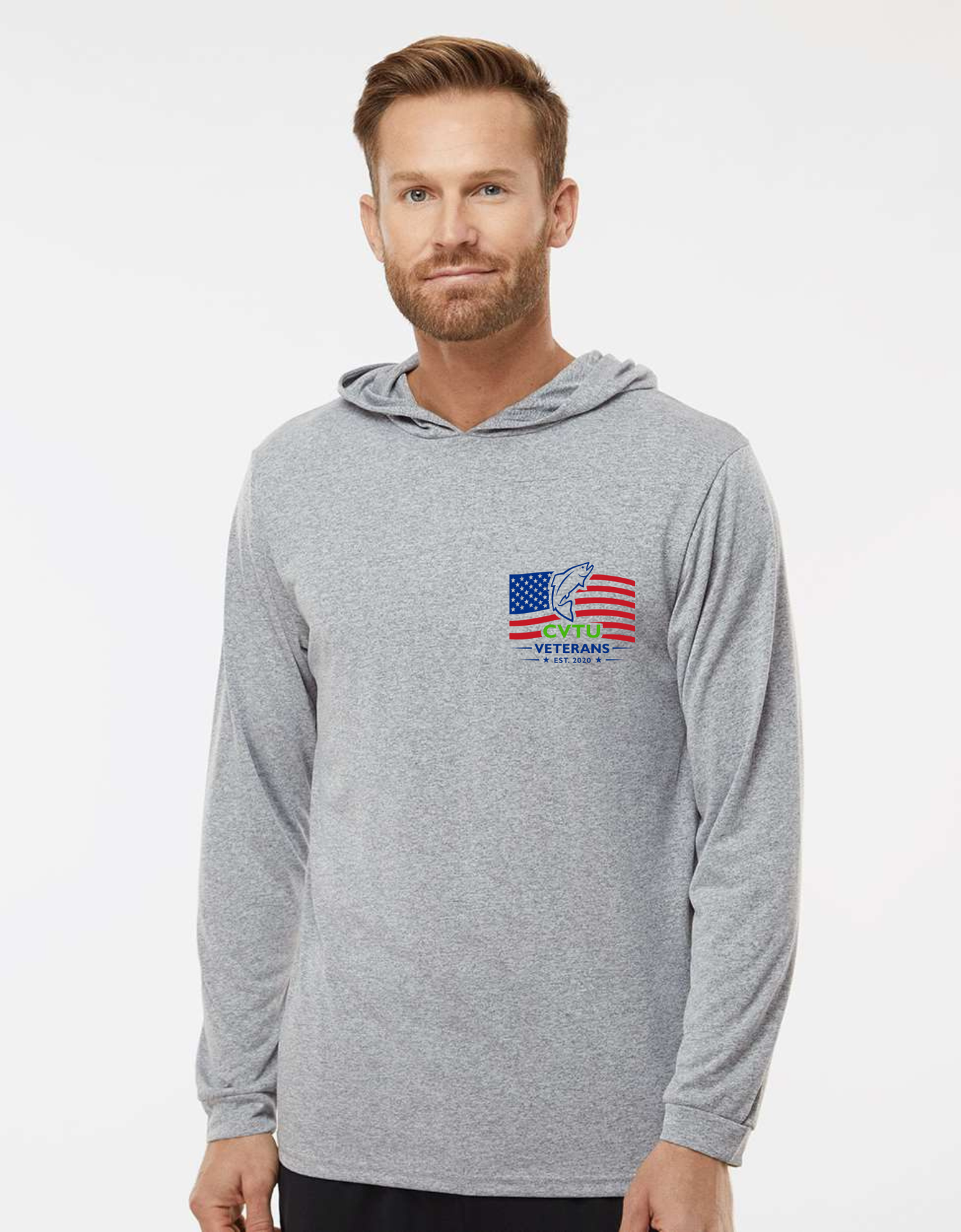 CVTU VETERANS LONG SLEEVE HOODED PERFORMANCE SHIRTS XS-4XL