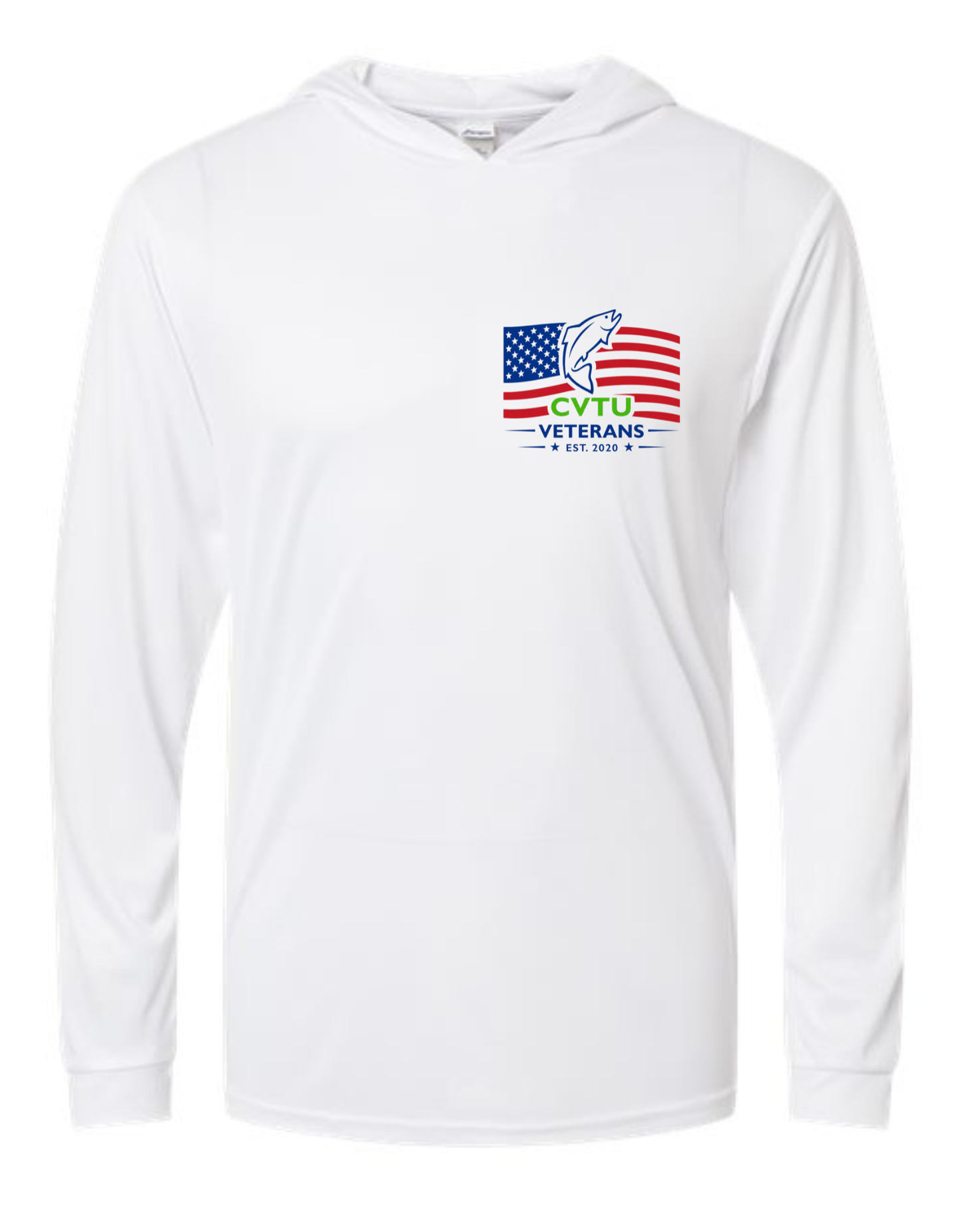 CVTU VETERANS LONG SLEEVE HOODED PERFORMANCE SHIRTS XS-4XL