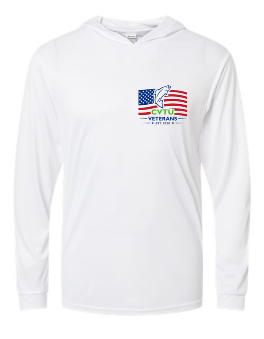 CVTU VETERANS LONG SLEEVE HOODED PERFORMANCE SHIRTS XS-4XL