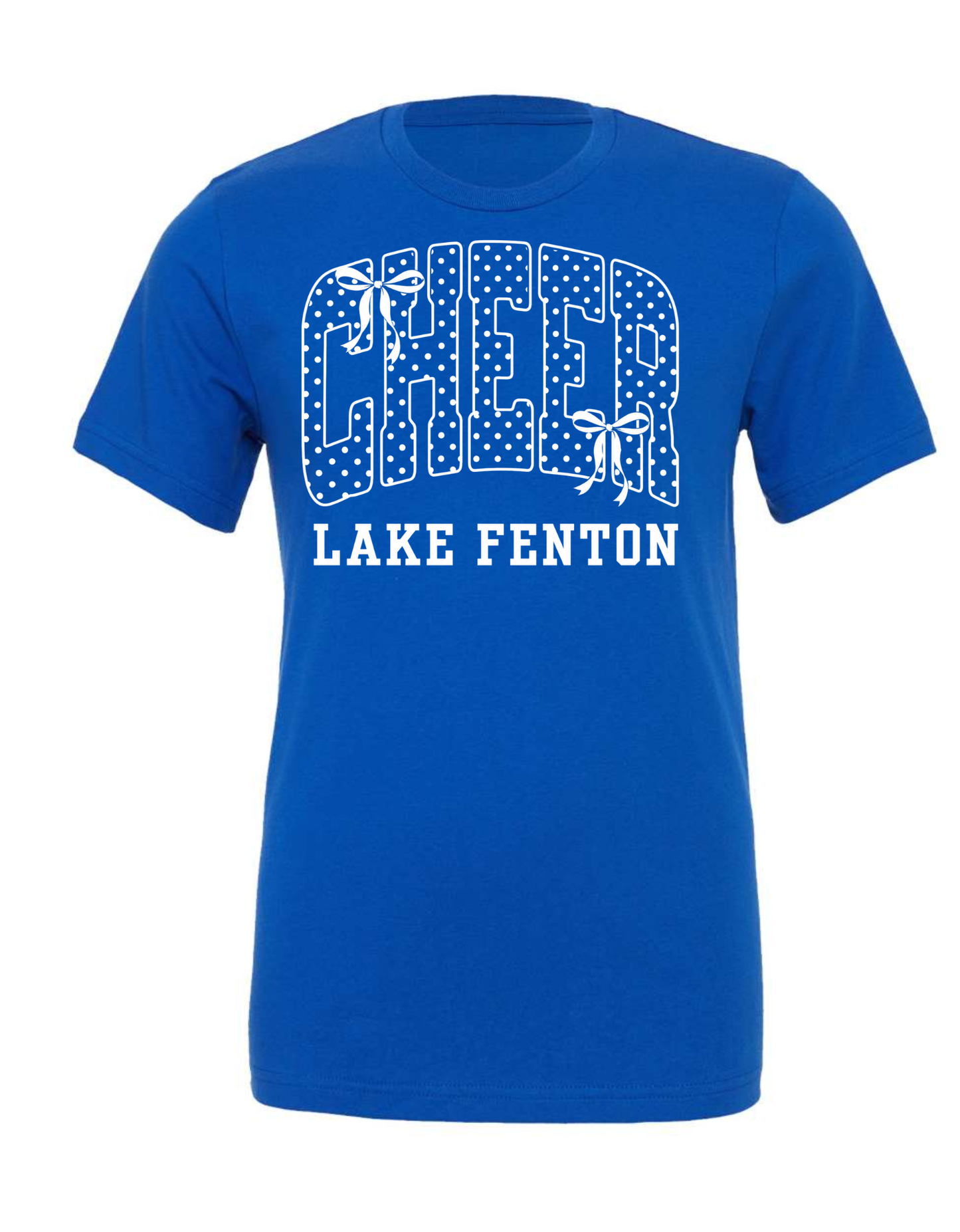 Lake Fenton Personalized Cheer Shirt Bella Canvas T-Shirt Sizes Adult Sizes XS-4XL