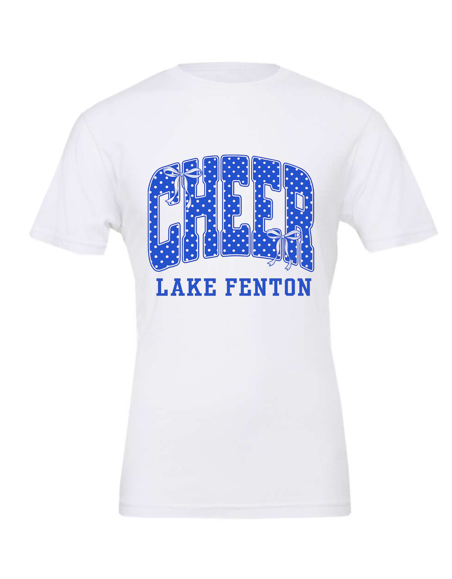 Lake Fenton Personalized Cheer Shirt Bella Canvas T-Shirt Sizes Adult Sizes XS-4XL