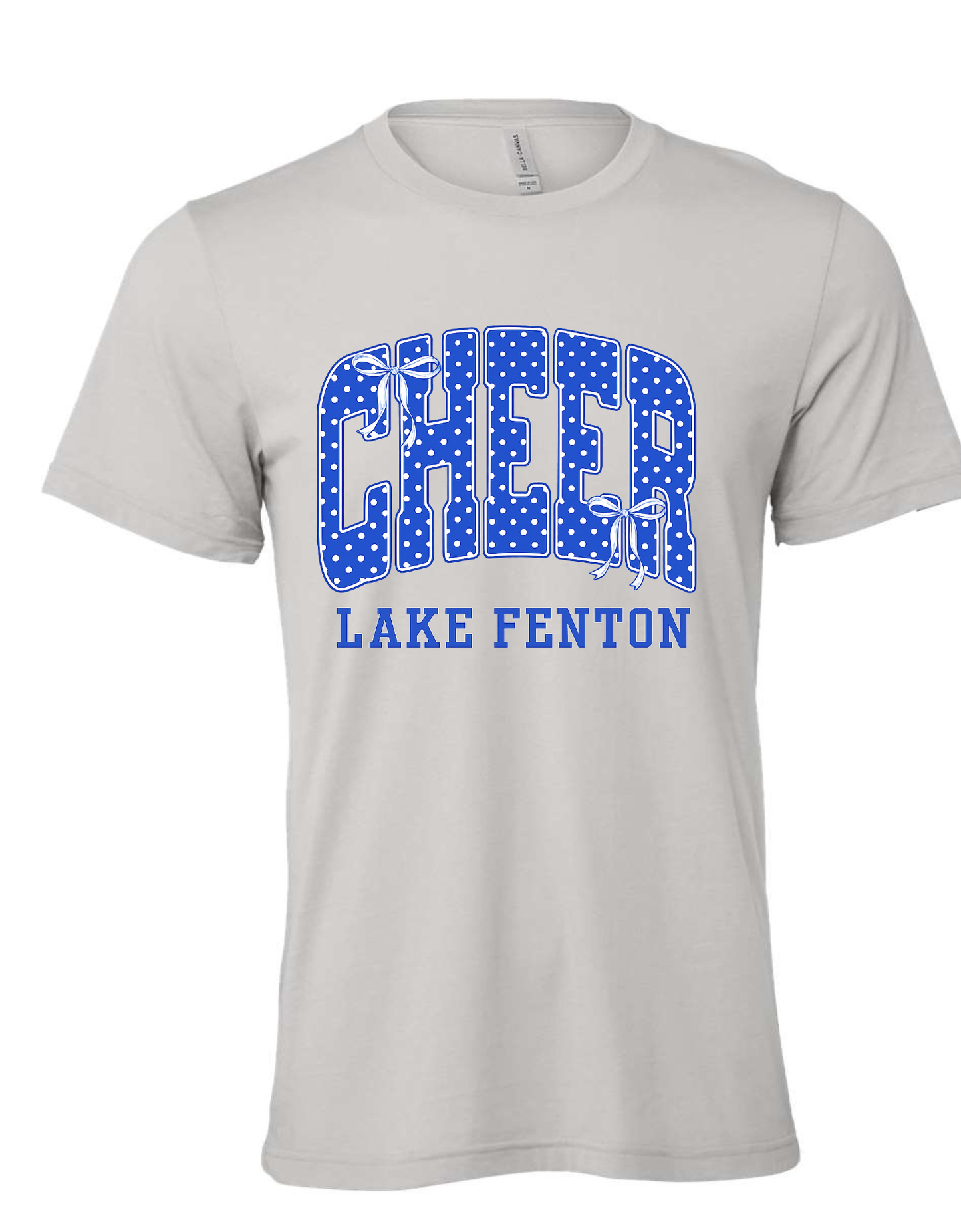 Lake Fenton Personalized Cheer Shirt Bella Canvas T-Shirt Sizes Adult Sizes XS-4XL