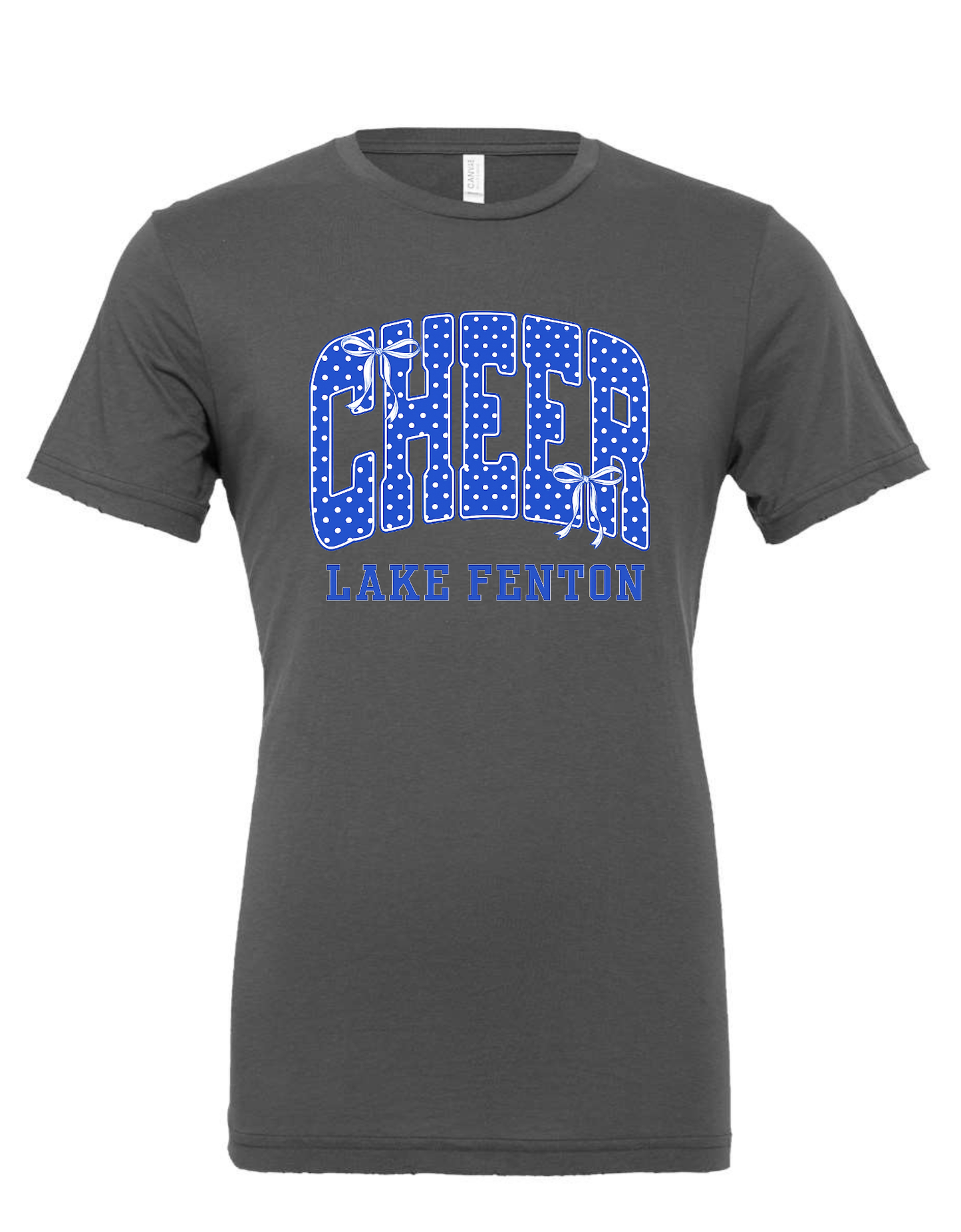 Lake Fenton Personalized Cheer Shirt Bella Canvas T-Shirt Sizes Adult Sizes XS-4XL