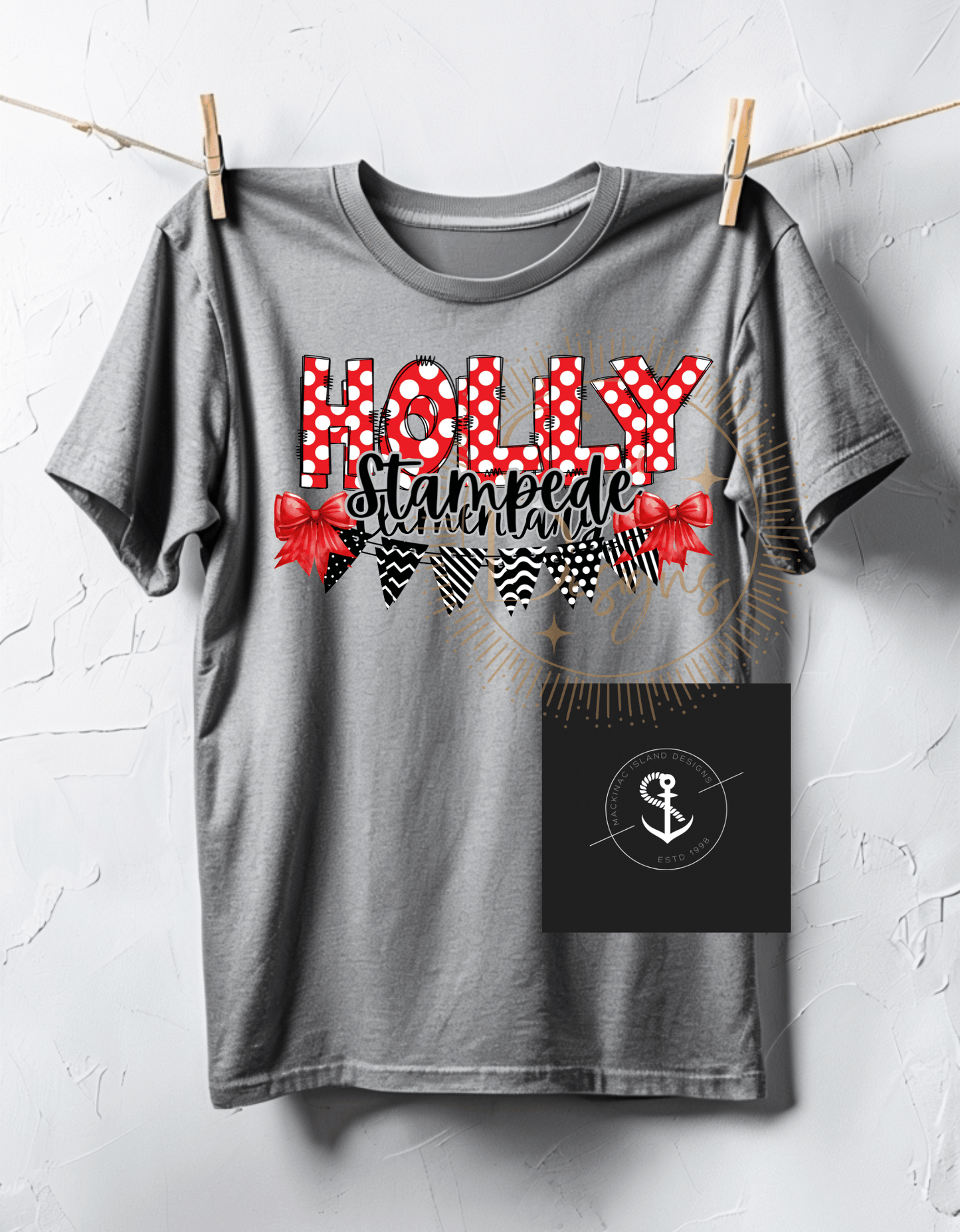 Holly Polka Dot Stampede T-Shirt Sizes Infant, Toddler, Youth Sizes