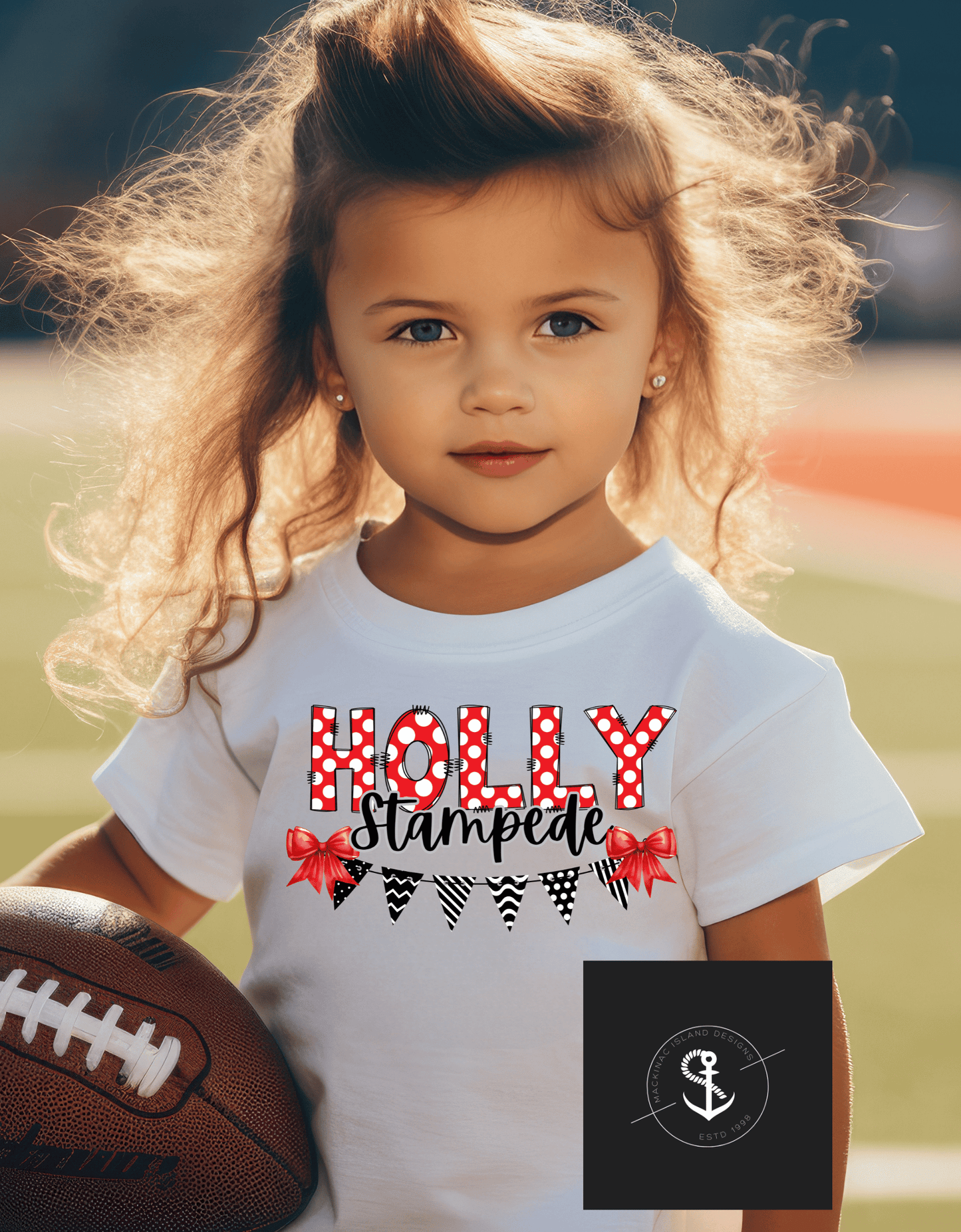 Holly Polka Dot Stampede T-Shirt Sizes Infant, Toddler, Youth Sizes