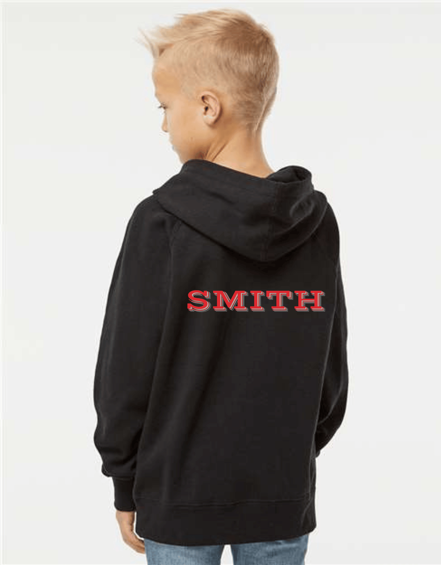 Holly Stampede Football Youth Raglan Hooded Hoodie Sweatshirt XS-XL