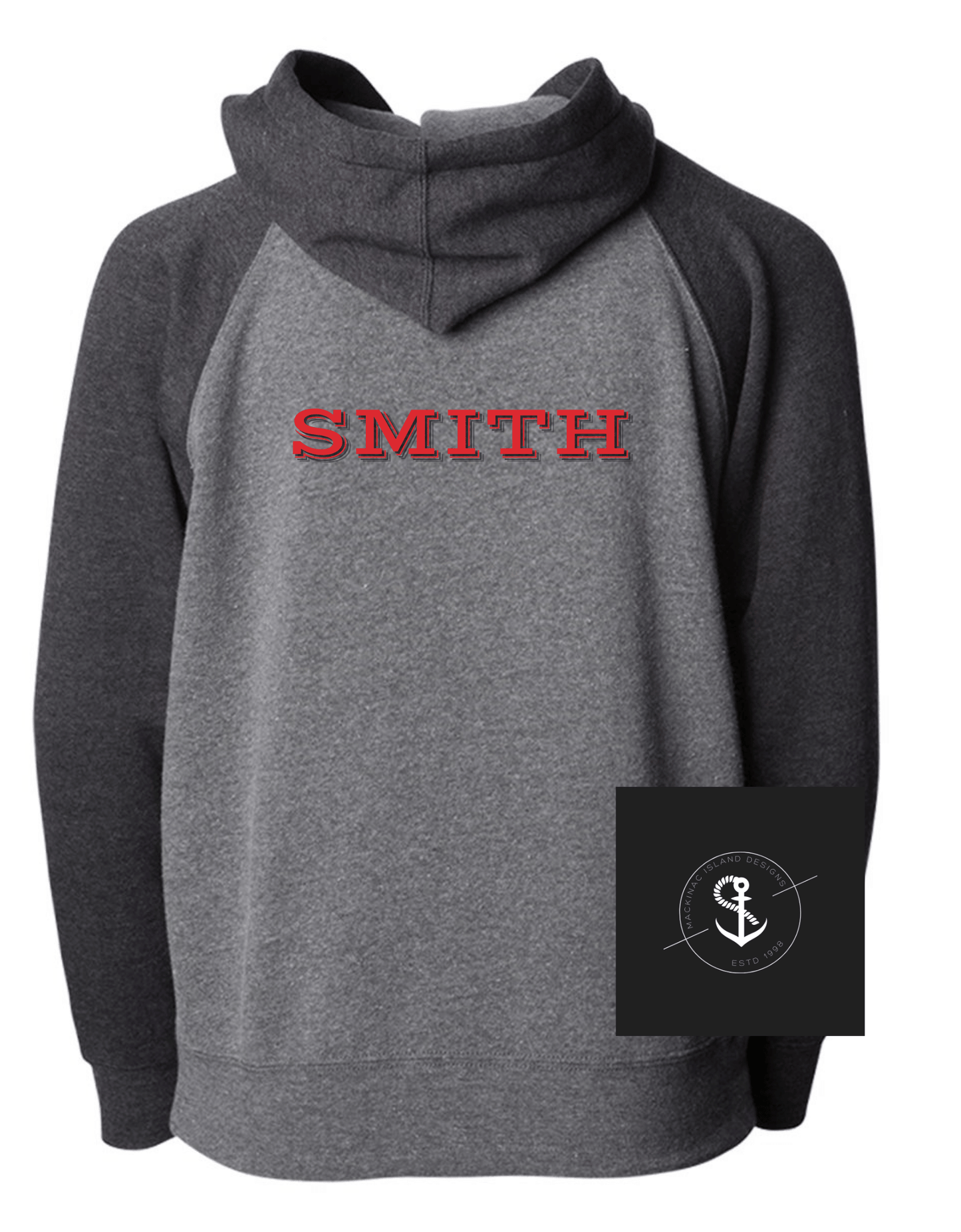 Holly Stampede Football Toddler Zip Up Raglan Hooded Hoodie Sweatshirt 2T 4T 5/6T