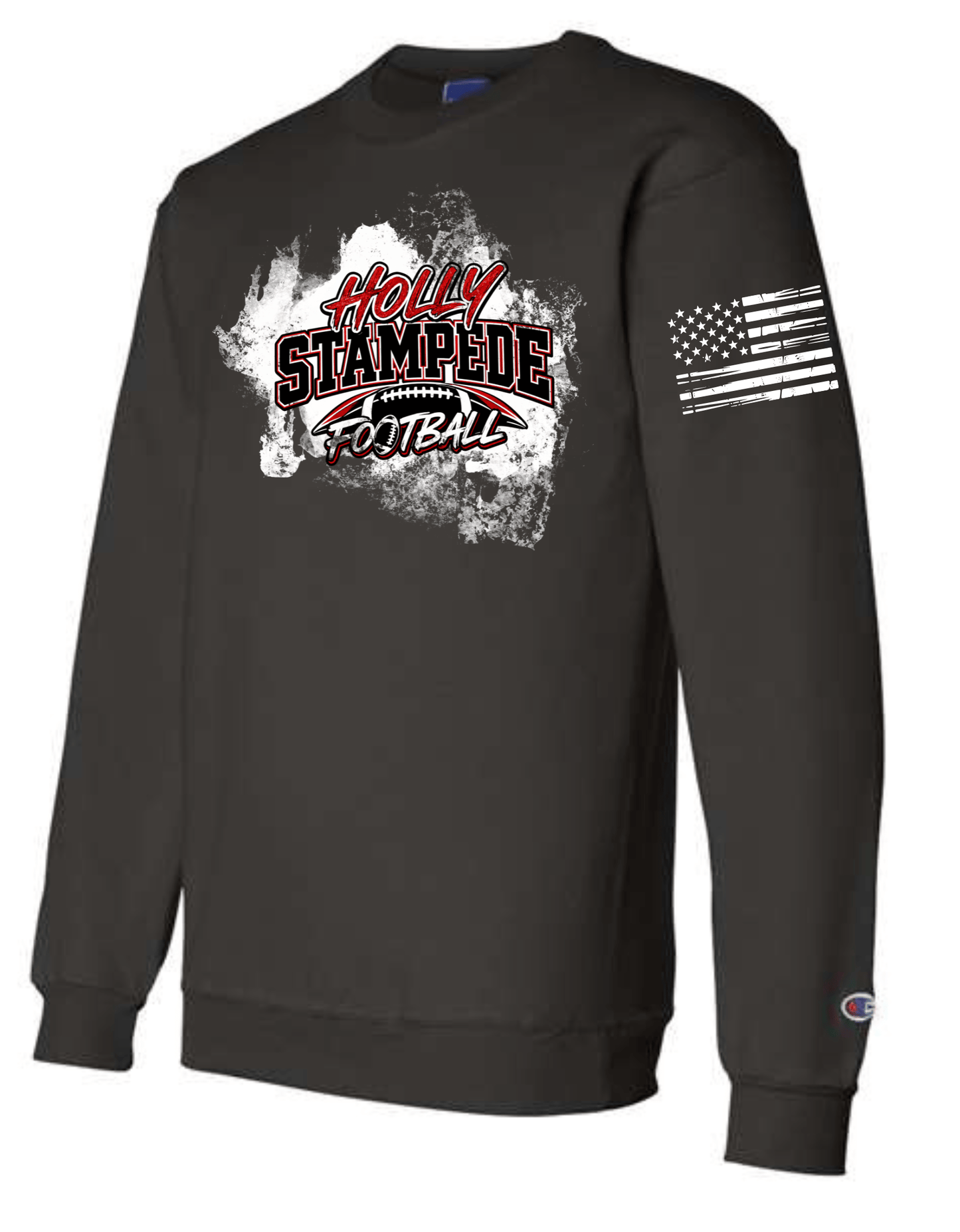 Champion Holly Stampede Football Crewneck Sweatshirts Adult Sizes Small - XL 32.00 2x 3x 36.00