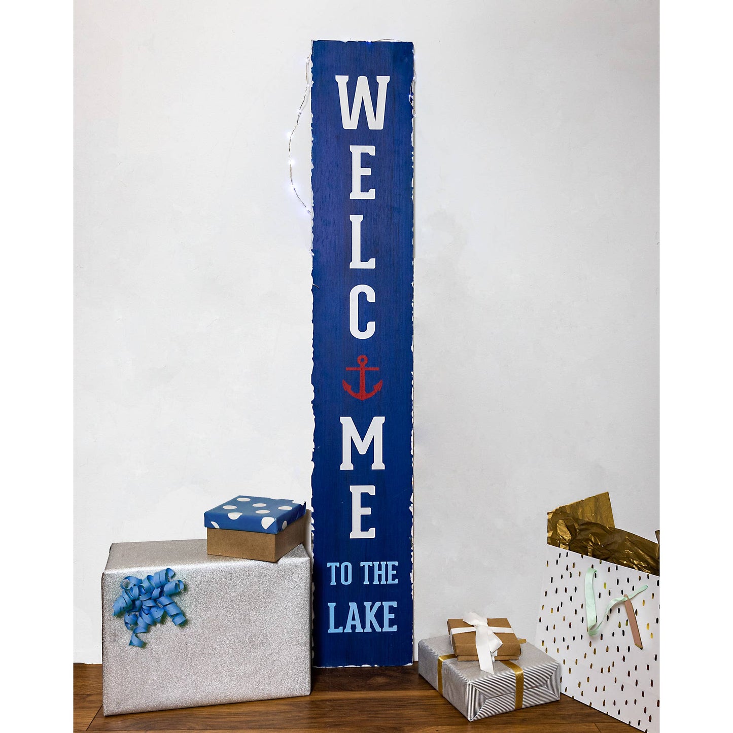 Welcome to the Lake - 48" Wooden Sign