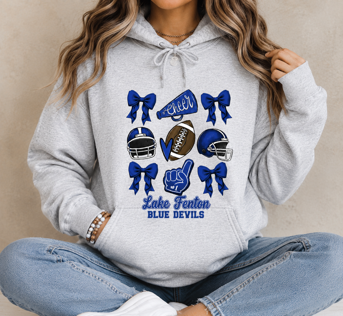 Lake Fenton Cheer & Football Spirit Wear | Gildan Softstyle T-Shirt, Crewneck Sweatshirt or Hoodie