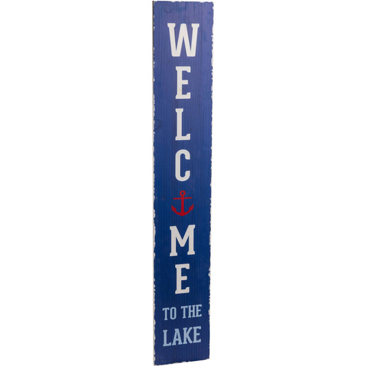 Welcome to the Lake - 48" Wooden Sign