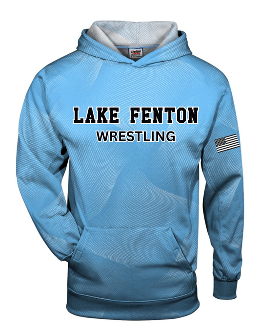 Lake Fenton Badger Warp Hooded Sweatshirt Sizes XS - 4X