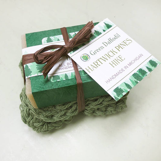 Hartwick Pines Hike Soap & Washcloth Gift Set - Michigan
