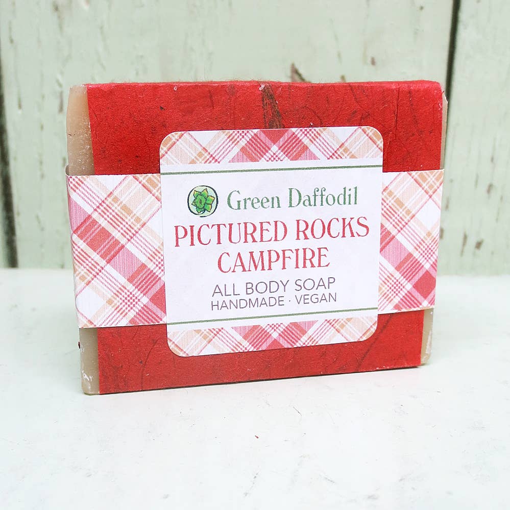 Pictured Rocks Campfire Soap & Washcloth Gift Set - Michigan