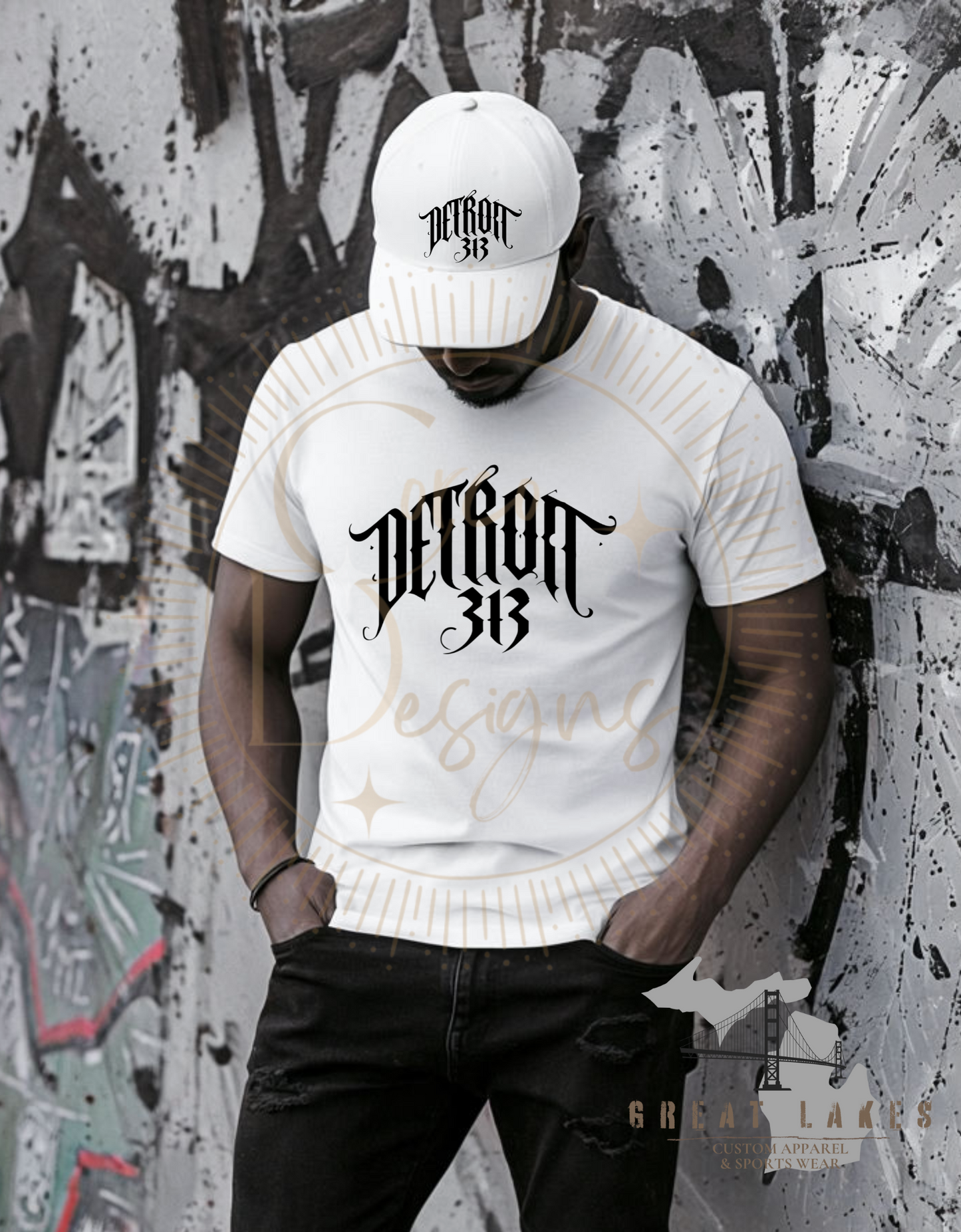 Detroit 313 Unisex T-shirt Sizes XS-5XL, Bella Canvas